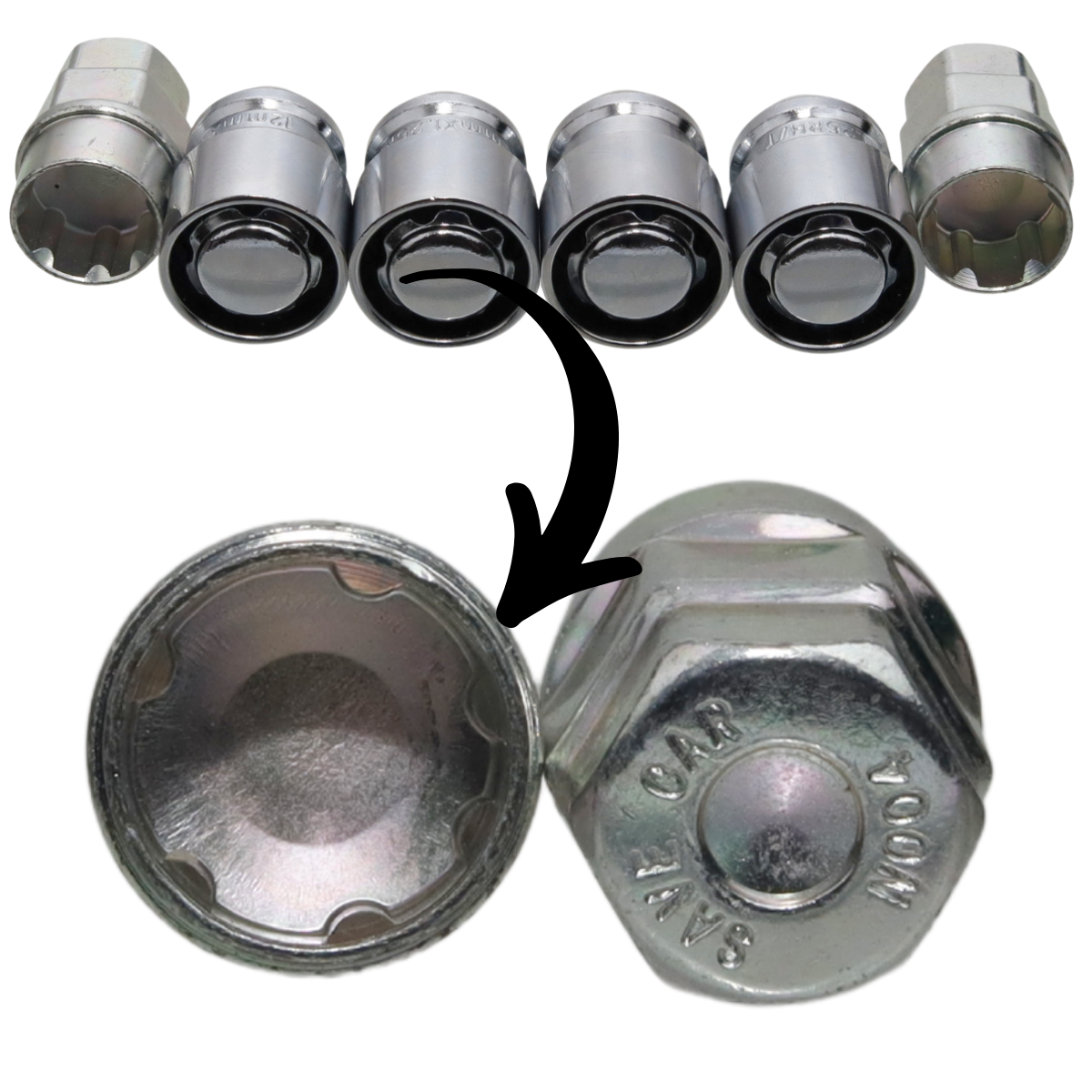 tuercas seguridad automotriz 14x1.25