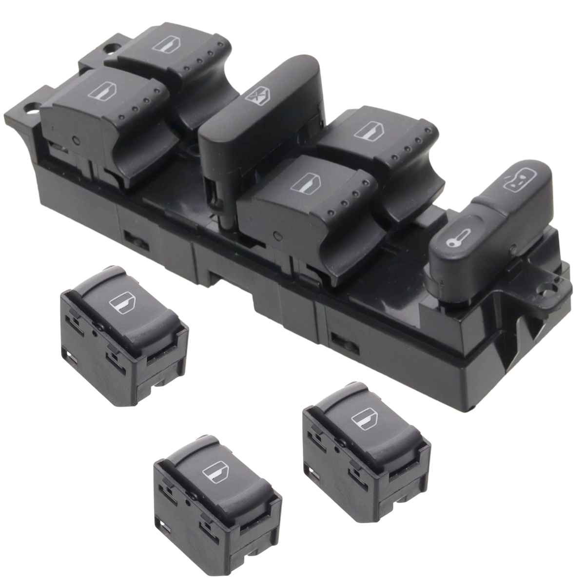 kit switch controles cristales eléctricos volkswagen jetta a4 99-07