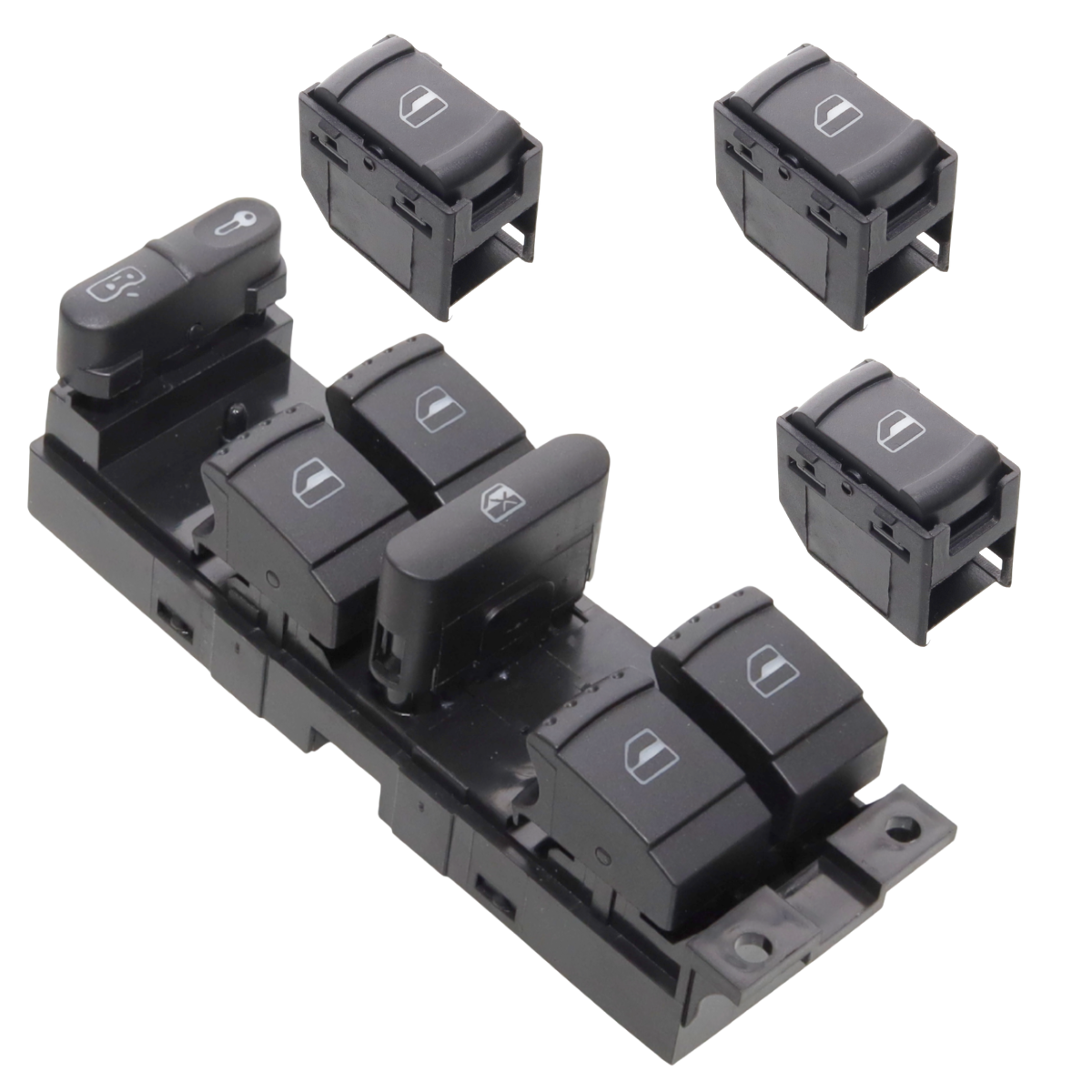 kit switch controles cristales eléctricos volkswagen jetta a4 99-07