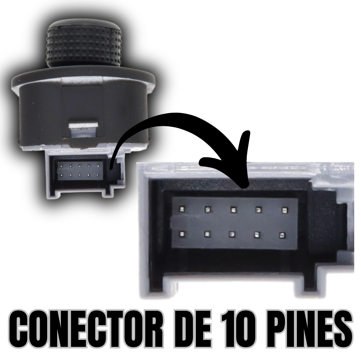 switch control espejos eléctricos volkswagen jetta a4 99-07