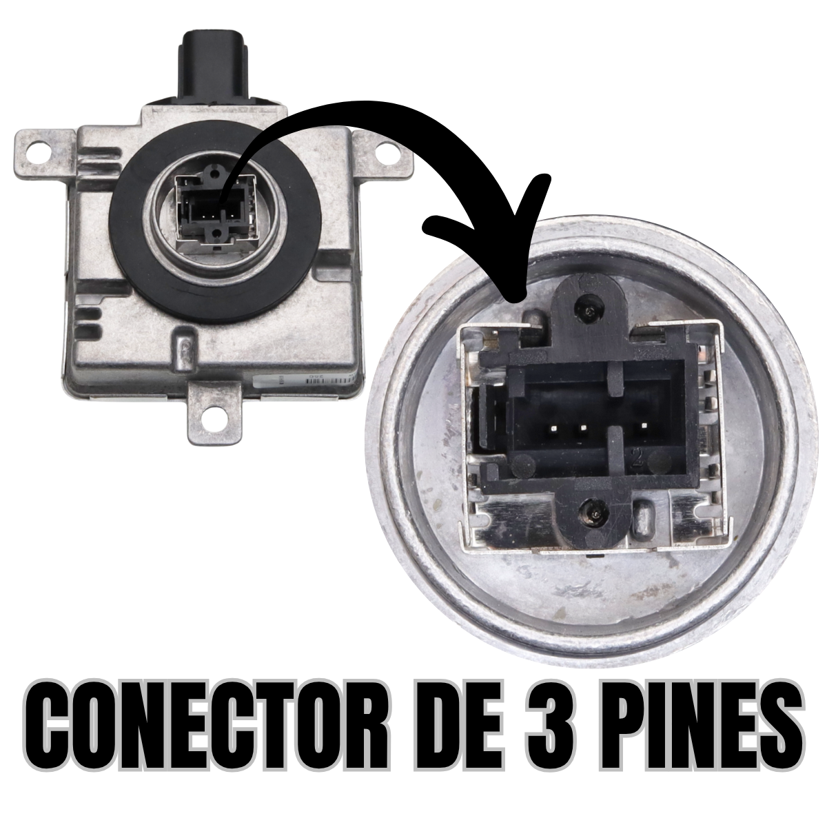 balastra ds4 foco luz xenón mazda 3 12-17