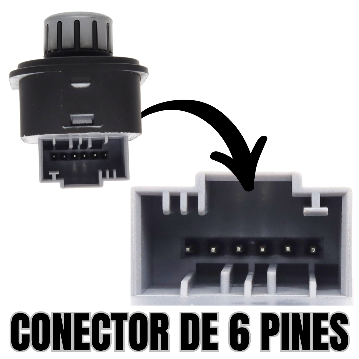 switch control espejos eléctricos volkswagen passat b6 06-12