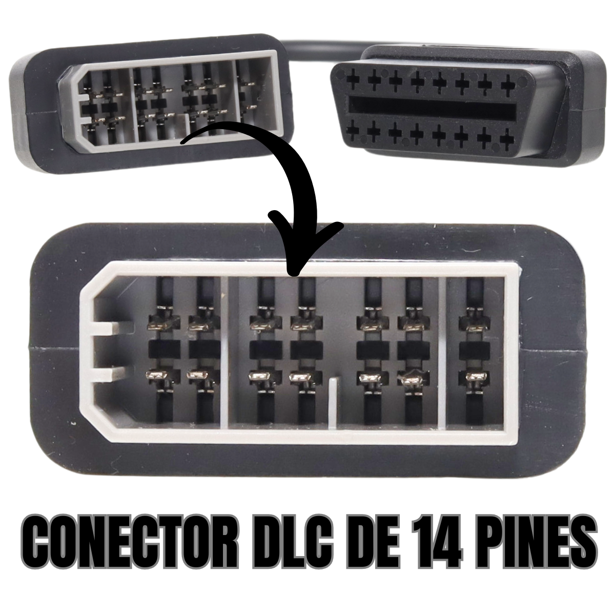 cable adaptador diagnóstico automotriz nissan tsuru obd1